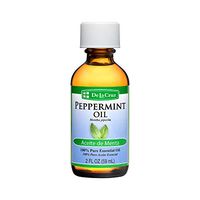 De La Cruz Pure Peppermint Essential Oil, Steam-Distilled, Bottled in USA 2 FL OZ