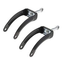 Fityle 2pcs Firm 8inch Wheel Fork Drive Replacement Parts for Wheelchairs Transport Chairs