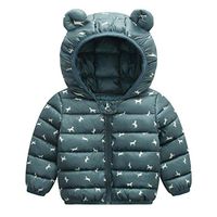 0-3 Months Baby Girl Boy Clothes,Toddler Baby Boys Girls Winter Cartoon Windproof Coat Hooded Warm Outwear Jacket Pink