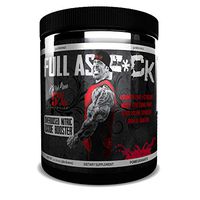 Rich Piana 5% Nutrition Full As F*ck Overdosed Nitric Oxide Boosting Preworkout Energy Drink Workout Powder, Insane Pump, Strength Gains & Endurance, Aminos, L-Citrulline, Agmatine (Pomegranate)