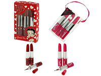 Betty Boop Limited Edition Deluxe Wide Range Stationary-Choose Your Option (Lipstick Pen Set Of 6)