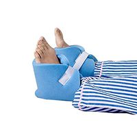 ZENGZHIJIE Heel Protectors for Pressure Sores,Foot Pillow Heel Cushion Protectors, Pressure Sore and Heel Ulcer Relief - Breathable Double Filled Moisture Wicking Core