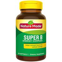 Nature Made Super B Energy Complex Softgels, 60 Count for Metabolic Health† (Packaging May Vary)