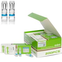 ZOBO Disposable Microporous Cigarette Filters Reduce Tar and Smoke Stains (200 Per Pack)