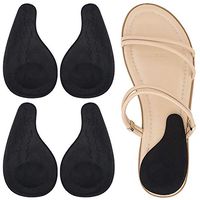 Dr. Foot's Supination Insoles & Overpronation Insoles, Medial & Lateral Heel Cups for Foot Alignment, Knee Pain, Bow Legs, Osteoarthritis (Small - Kids' 1-5.5|Women's 4-7.5, Black)