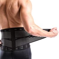 Vital Salveo-Adjustable Germanium and Bamboo Charcoal Lower Back Support Relieve Back Pain, Sciatica C-Fit (X-Large)
