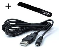 Bargains Depot 5 feet USB 2.0 Compatible with FujiFilm Camera + Cable Tie