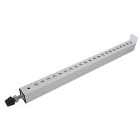 Jeacent Adjustable Window Security Bar, Patio Door Lock - Sturdy Steel, Extends from 15 1/2" to 29 1/2", White