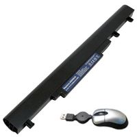 Amsahr Replacement Battery for Acer AC3935, 3935-6504, 3935-742G25Mn, 3935-744G25Mn - Includes Mini Optical Mouse