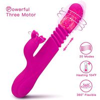 Oolong Handheld Three Motor 104℉ Heating 10 Impact Mode Rotation Waterproof USB Charging Mute Wand