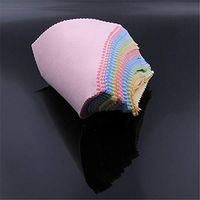 handy and friendly Sunglasses Eyeglass Cleaning Cloth Microfiber Clean Lenses Cloth Wipes 100Pcs