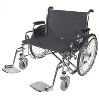 STD26ECDFA - Sentra EC Heavy Duty Extra Wide Wheelchair, Detachable Full Arms, 26 Seat
