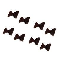 4 Pairs 2.5mm Non-Slip Silicone Nose Pads for Eyeglasses Brown
