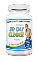 30 Day Cleanse - 60 Pills - Natural Colon Cleanser - Cleanse and Detoxify Your Body!