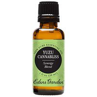 Edens Garden Yuzu Cannabliss Essential Oil Synergy Blend, 100% Pure Therapeutic Grade (Highest Quality Aromatherapy Oils- Inflammation & Pain), 118 ml