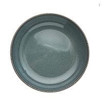 Jiale European Stoneware Bowl-HJAC Household Soup Bowl Fruit Salad Bowl Hotel Personality Tableware (7.87×1.96 Inches)