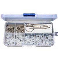 25 Pairs Transparent Silicone Eyeglasses Nose Pads - Super Soft Air Cushion Nose Pads with Screws and Screwdriver #E