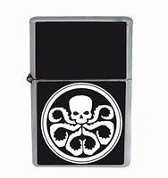 Helo Skull Squid Kraken Flip Top Oil Cigarette Lighter
