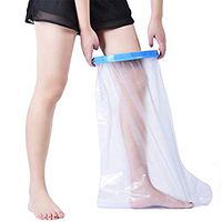 Lenitech Adult Water Proof Leg Cast Covers, Waterproof Cast Protector, 24 Inches, Reusable