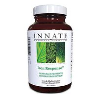 INNATE Response Formulas, Iron Response, Iron and Multivitamin Supplement, Non-GMO Project Verified, Vegan, 90 tablets (90 servings)