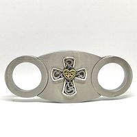 Celtic Cross Cigar Cutter – Double Guillotine Blades – in Gift Box
