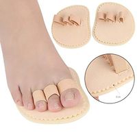 1 Pair Toe Straightener Hammer Toes Corrector with 3 Holes for Claw Toe Mallet Toe Contracted Toe and Cured Toe Hammer Toe Splint
