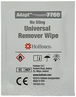 Universal Remover Wipes for Adhesives and Barriers-Style Wipes - UOM = Box of 50