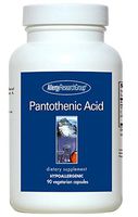 Allergy Research Group Pantothenic Acid, 500 Milligrams - 90 Capsules