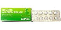 Hevert Germany Allergy Relief from Sneezing, Runny Nose, Watery & Itchy Eyes. Contains Apis mellifica 4X, Kali bichromicum 6X, Verbascum Den 2X. Pack of 40 Tablets