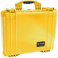 Pelican 1550 Case With Padded Dividers (Yellow)