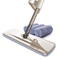 Mop, Mopping The Lazy Person Household Wooden Floor Rotating Hand-Free Mop (Color : Hand-Free Flat mop)