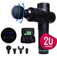 AltraTech Massage Gun 20 Speeds Deep Tissue Percussion Portable Handheld Electric Body Massager, for Athletes