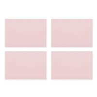 Tosnail 4 Pack 4" x 6" Rubber Stamp Carving Blocks, Soft Rubber for Craft Project - Great for Beginners and Professional - Pink