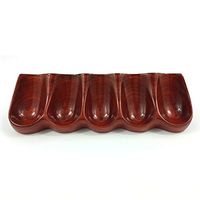 Pipe Stands for Tobacco jar Cigar, Wooden Tobacco Pipe Stand Rack Display Holder for 5 Smoking Pipes