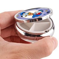 DISNEY COLLECTION Pill Case Donald Duck Cute Waterproof Daily Medicine Personal Delicate Pill Box