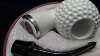 Reverse Calabash Meerschaum Pipe handcarved block meerschaum by CPW Pipes