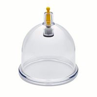 Wholesale Cupping Therapy Vacuum Suction Disposable Hijama Cups Chiropractor Acupuncture Physiotherapy - Multiple Sizes - Express Delivery Worldwide (10 Cups, B2 - Inner 5.15cm - Outer 5.8cm)