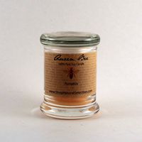 Natural Selection Votive Glass Candle Pumpkin