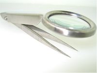 HTS MT-038-S Small Fold-Out Tweezers with 3.5x Magnifier
