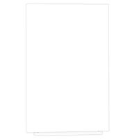 Rocada Modular Magnetic Dry Erase Whiteboard, 46" x 30" Pro Skin, White (RCSKIN46-WH)