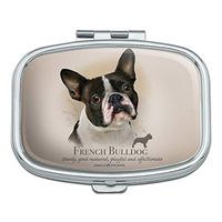 French Bulldog Dog Breed Rectangle Pill Case Trinket Gift Box
