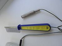 New Hairbrush Electrode for COSMODIC + English Manual