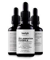 The Inflammation Formula - Fight Inflammation + Joint Pain Once and for All. Highest Potency Turmeric Curcumin Ginger 1250 mg 80 Servings All-Natural 2:1 Liquid Supplement