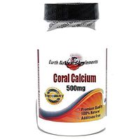 Coral Calcium 500mg * 100 Caps 100 % Natural - by EarhNaturalSupplements