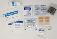 Trauma Pack - Individual First Aid Kit (IFAK) - Emergency Medical + Trauma Supplies with AllaQuix Stop Bleeding Gauze