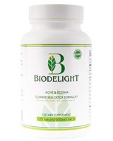 Biodelight Acne & Eczema Natural Supplement Pills for Clearer Skin Two Bottles Pack