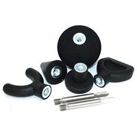 Jigsaw Massage Adapter Bit - Percussion Attachment Tool for Deep Tissue, Trigger Point, Massage 5Pcs Percussion Massage Tips with 2pcs Rod