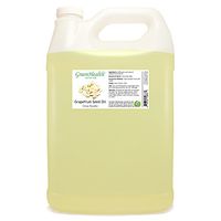 Grapefruit Seed Oil - 1 Gallon Plastic Jug w/Cap - 100% Pure Carrier Oil - GreenHealth