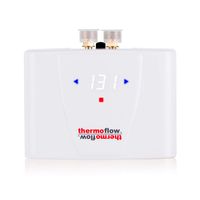 Thermoflow Electric Tankless Water Heater with LED Digital Display On Demand for Kitchen & Wash Basins, 5.5kW at 240 Volts, Wall Mounted