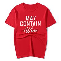 Meikosks Ladies Short Sleeve O-Neck Pullover Letter Print Casual T Shirt 2020 New Tops Red